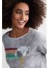 Oui | Vintage rainbow jumper