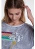 Oui | Vintage rainbow jumper