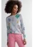 Oui | Fine Knit Letter Jumper
