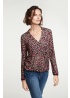 Oui | Leopard Print Blouse