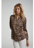 Oui | Blouse In Snake Print