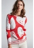 Oui | Hearts Fine Knit Jumper