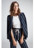 Oui | Stripe Blazer