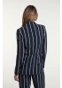 Oui | Stripe Blazer