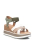 Carmela | Khaki Wedge