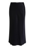 Oui | Satin Long Skirt