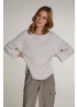 Oui | Ribbed Slit Jumper 