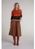 Oui | Leather Skirt