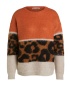 Oui | Animal Banded Jumper