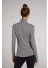 Oui | Houndstooth Roll Neck