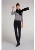 Oui | Houndstooth Roll Neck