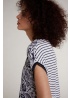 Oui | Stripe Back Top