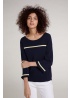 Oui | Single Stripe Top