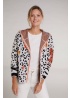 Oui | Hooded Tiger Cardi