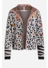 Oui | Hooded Tiger Cardi