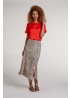 Oui | Drawstring Silky Top