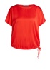 Oui | Drawstring Silky Top