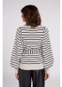Oui | Tie Stripe Jumper