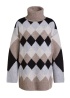 Oui | Diamond Roll Neck