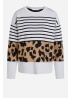 Oui | Stripe Animal Jumper