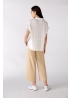 Oui | Linen Collar Top