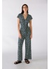 Oui | Flower Print Jumpsuit