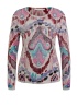 Oui | Sparkle PPrinted Cotton Jumper