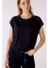 Oui | Chiffon Hem Top