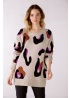 Oui | Animal Print Jumper