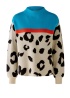 Oui | Animal Print Jumper