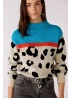 Oui | Animal Print Jumper