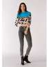 Oui | Animal Print Jumper
