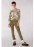 Oui | Sequin Camouflage Jumper