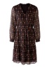 Oui | Print V-Neck Dress
