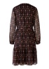 Oui | Print V-Neck Dress