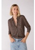 Oui | Animal Print Blouse