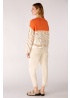 Oui | Swirl Colourblock Jumper