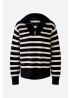 Oui | Stripe Zip Jumper