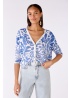 Oui | Linen Blend Cardigan