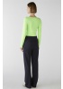 Oui | Wide Leg Trousers Navy