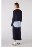Oui | Short Split Navy Jumper