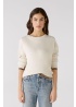 Oui | Leopard Trim Jumper