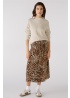 Oui | Leopard Midi Skirt