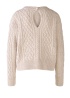 Oui | Cable Knit Jumper Dow