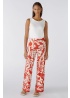 Oui | Printed Marlene Trousers
