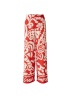 Oui | Printed Marlene Trousers