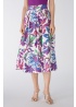 Oui | Printed Skirt