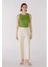 Oui | Logo Trousers Stone