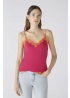 Oui | Lace Trim Top