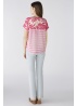 Oui | Flower Print Top Tropic